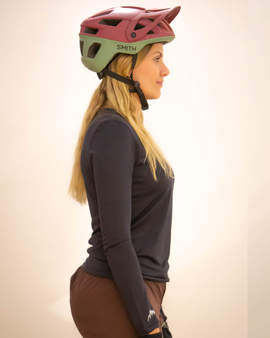 Camisa Trail Feminina - EVO - Manga Longa - Black