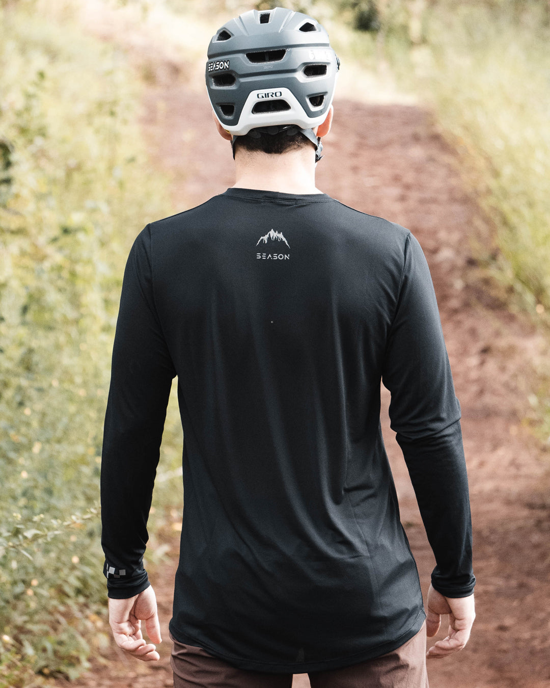 Camisa Trail - Mountain - Manga Longa - Black