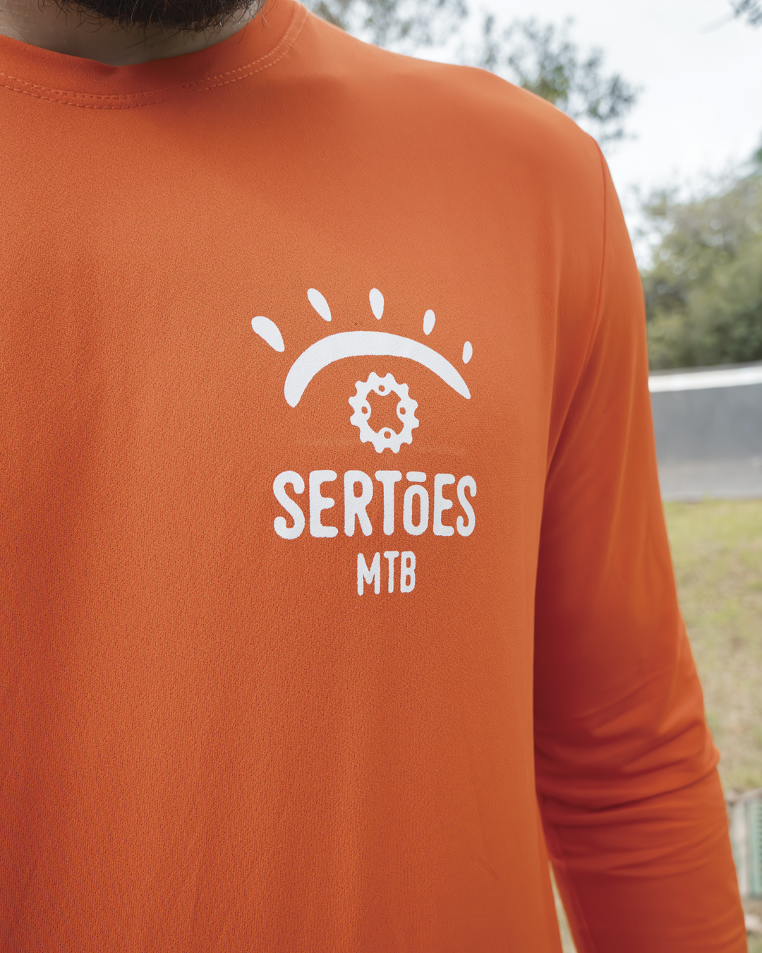 Camisa Trail - Season x Sertões - Orange - Manga Longa