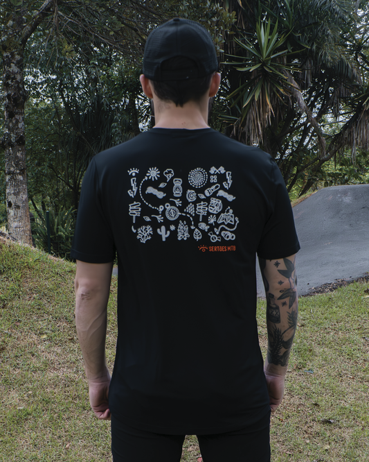 Camisa Trail - Season x Sertões - Black - Manga Curta