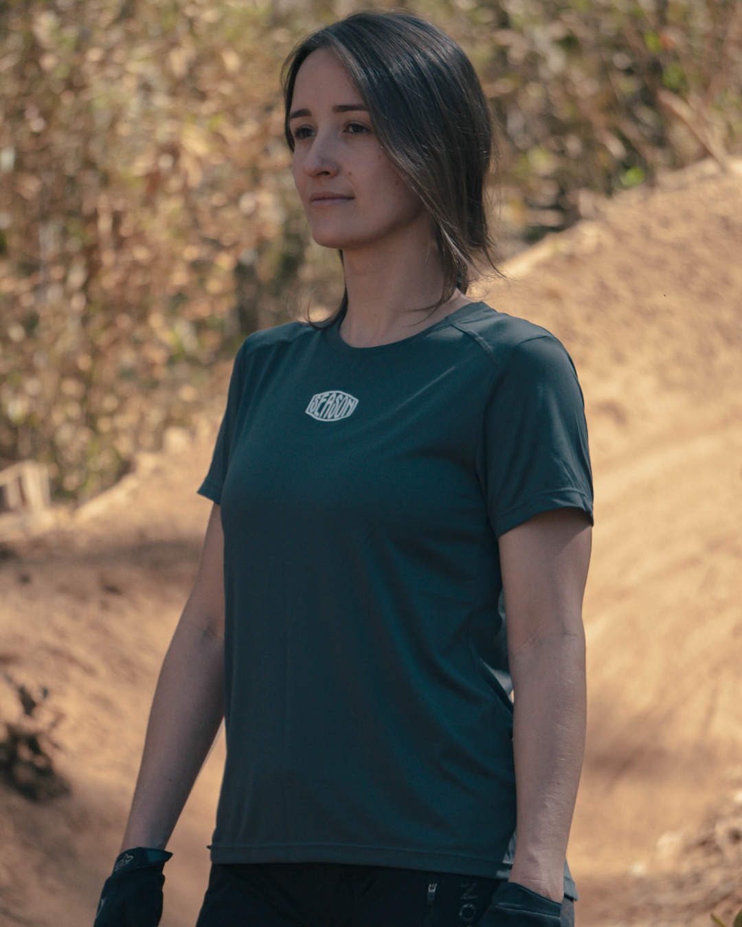 Camisa Custom - Manga Curta - Feminina - Grey
