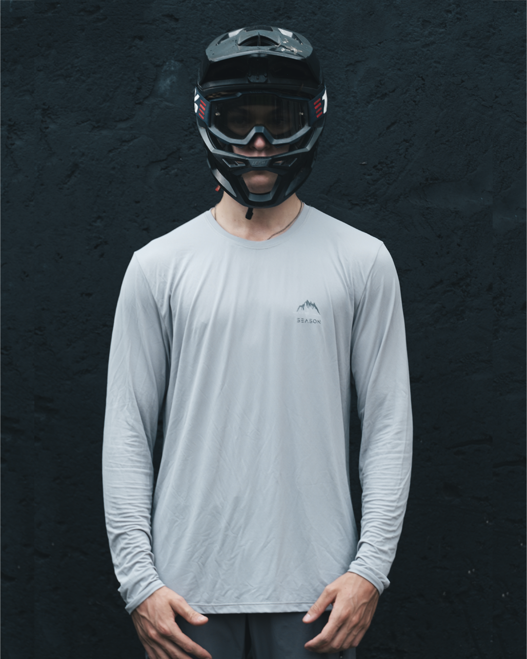 Camisa Trail - Essential Grey - Manga Longa