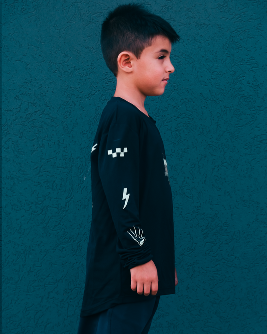 Camisa Trail Kids - Young Army - Manga Longa