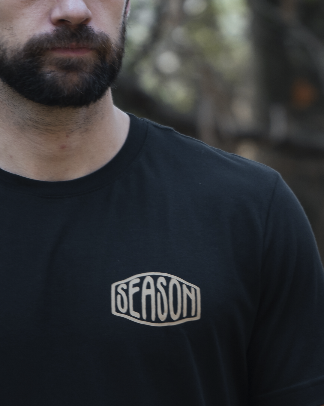 Camiseta Classic Season - Black/Khaki