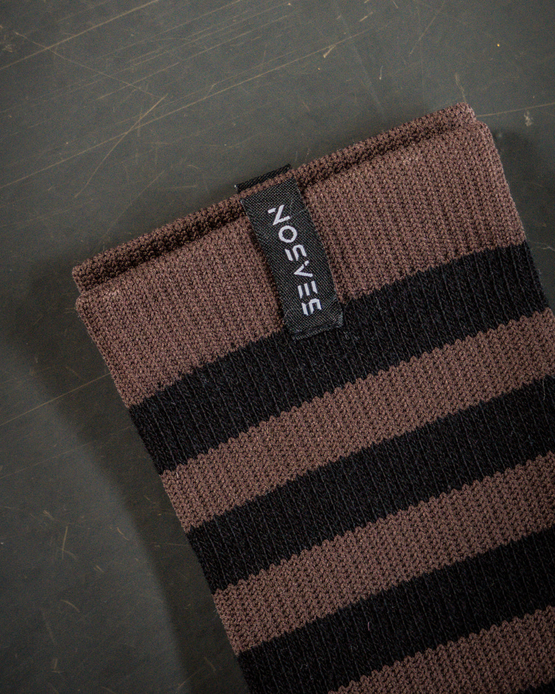 Meia Striped - Brown