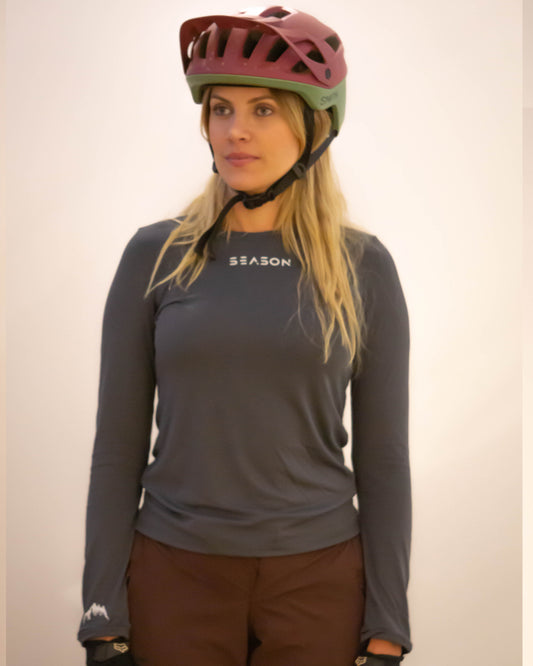 Camisa Trail Feminina - EVO - Manga Longa - Grey