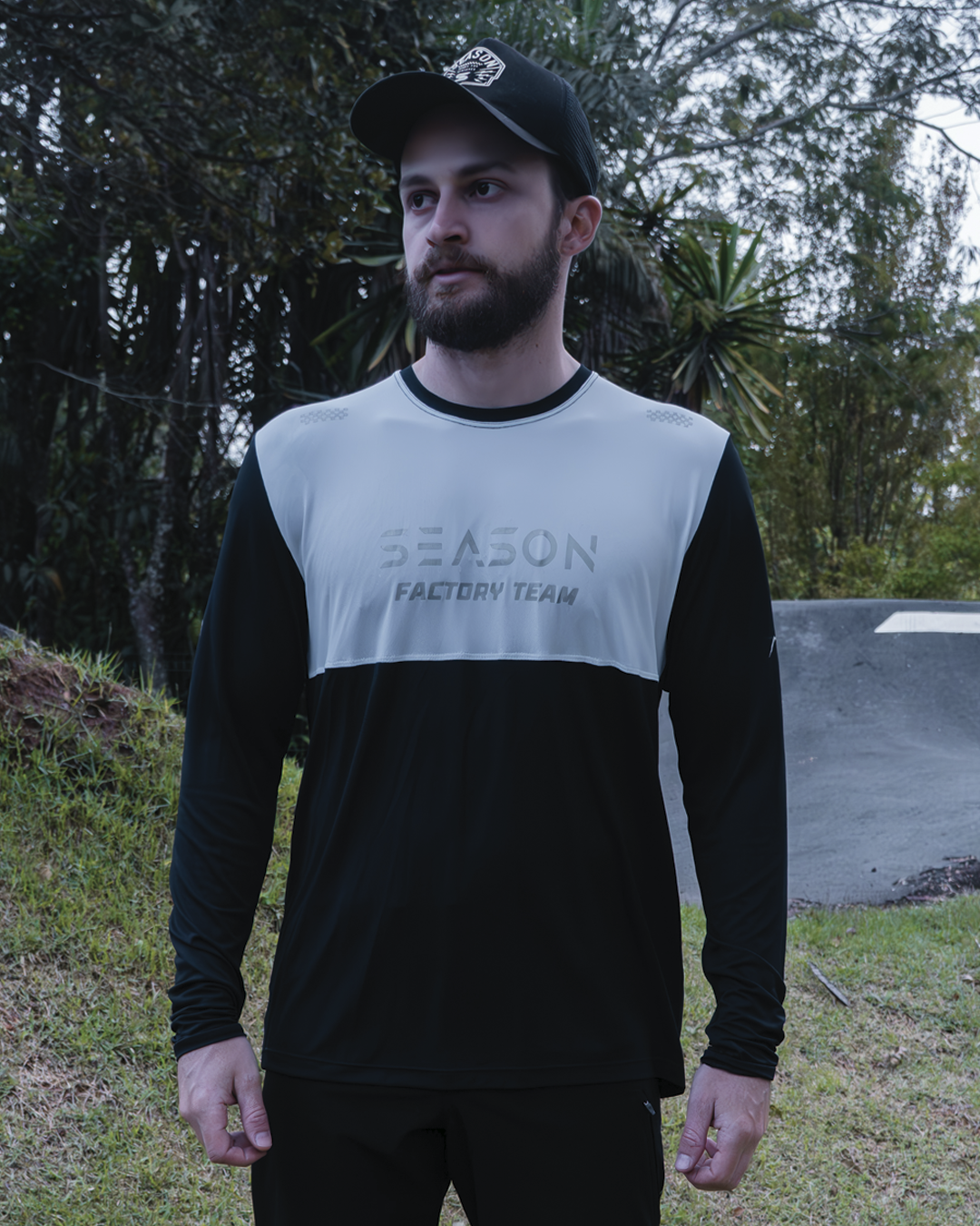 Camisa Trail - Season Team Factory - Manga Longa