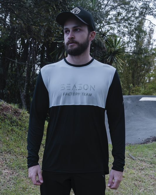 Camisa Trail - Season Team Factory - Manga Longa