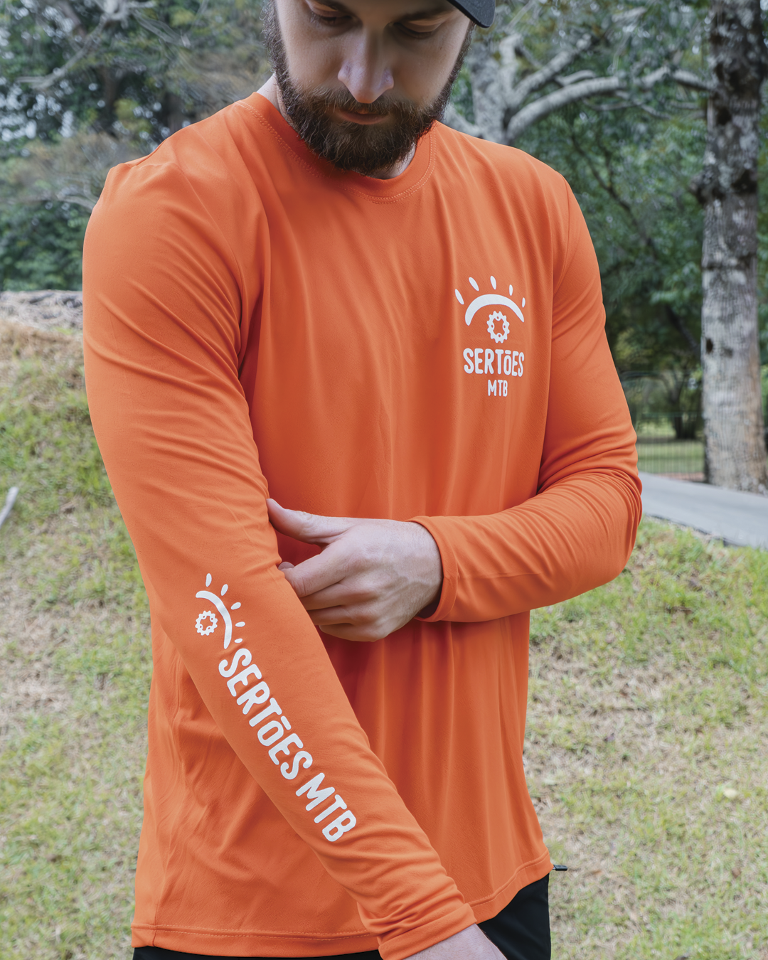 Camisa Trail - Season x Sertões - Orange - Manga Longa